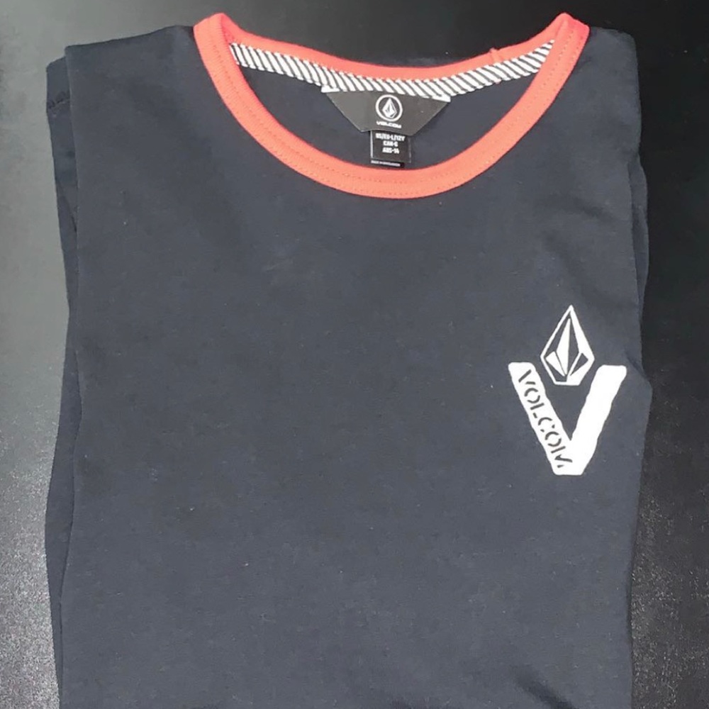 Volcom Wagners Crew Short Sleeve Size 12